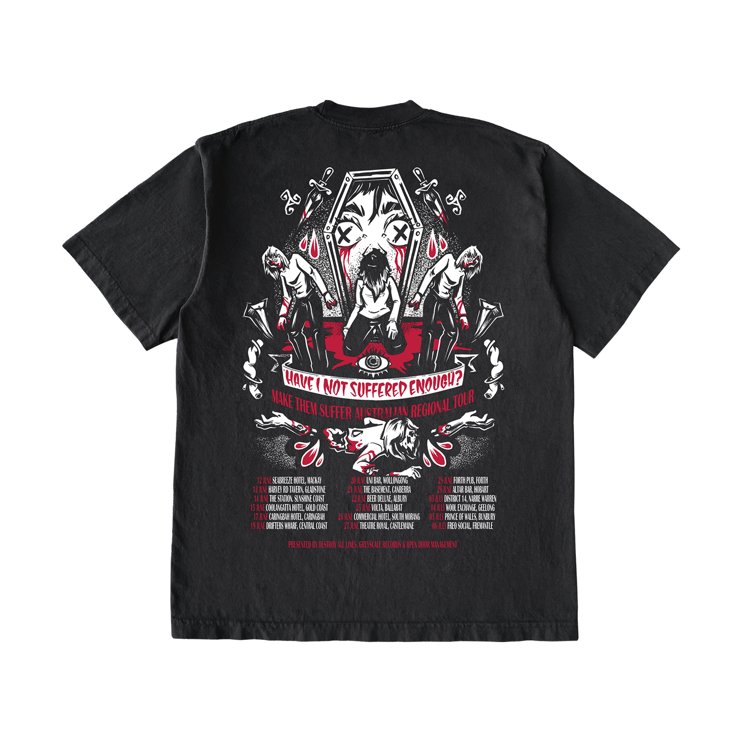 "Have I Not Suffered Enough Tour" T-Shirt Hoodie, Sweatshirt | CiraTrend.com (Image 2)