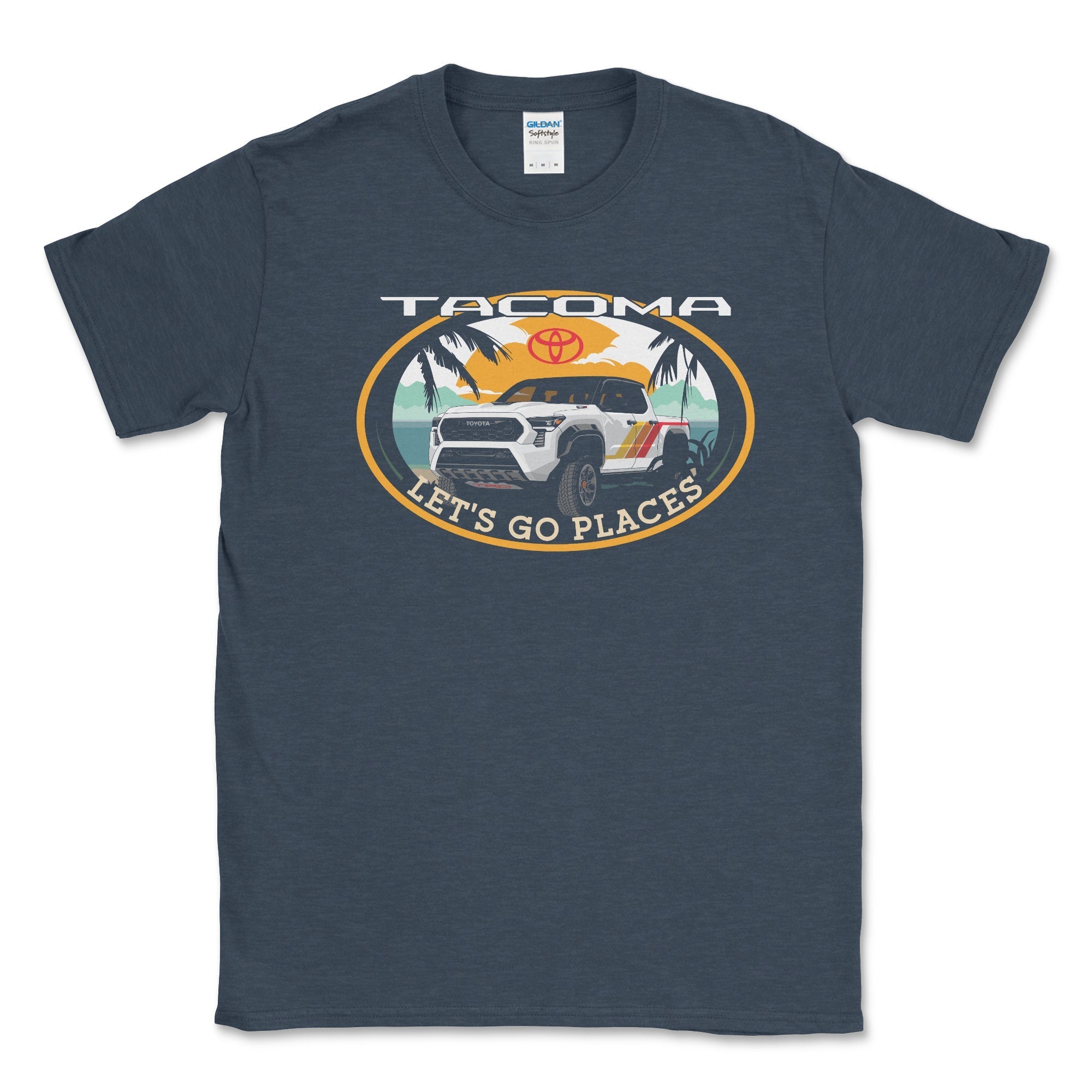 Toyota Tacoma Let's Go Places Pick-Up Truck Beach Tee Hoodie, Sweatshirt | CiraTrend.com (Image 3)