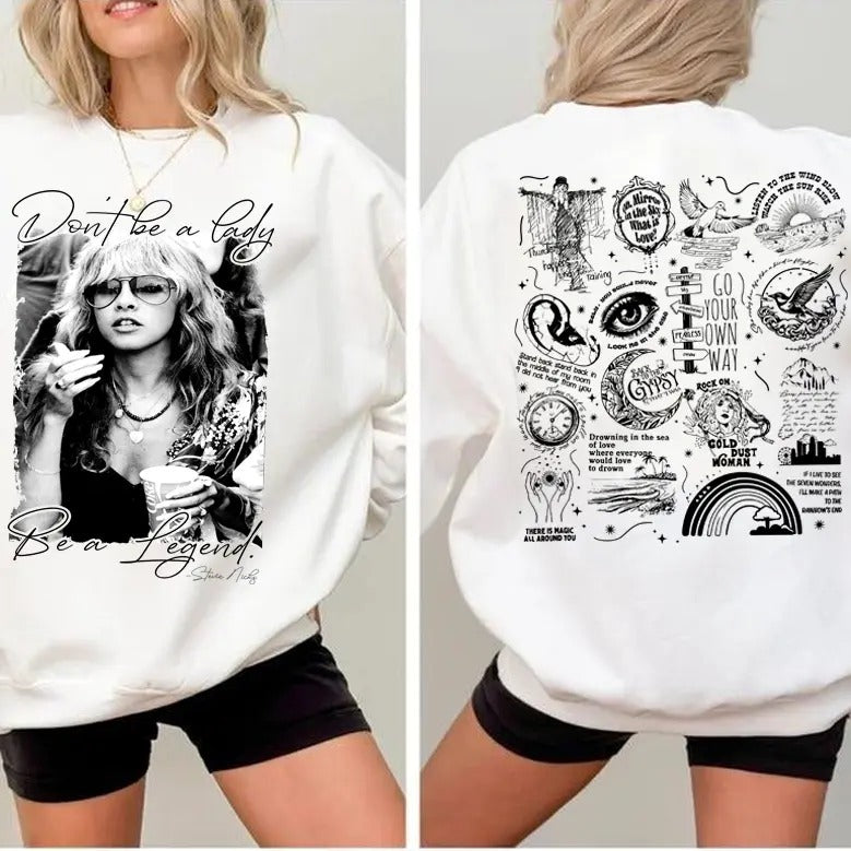 Tracklist Stevie Nicks 2 Sides Newest Shirt Sweatshirt Hoodie, Silver Springs Shirt Unisex, Gifts For Her | CiraTrend.com