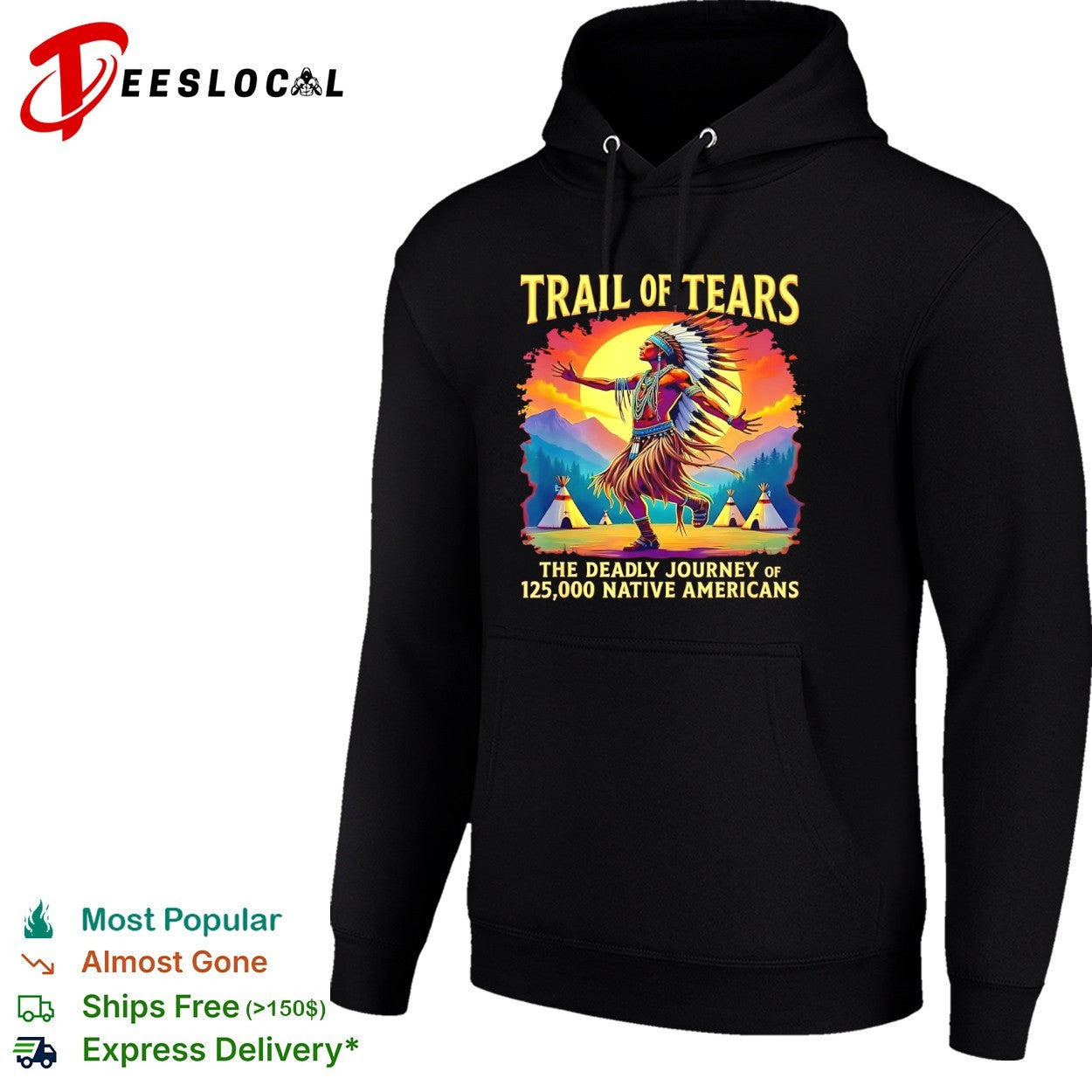 Trail of Tears the deadly journey of Native Americans shirt