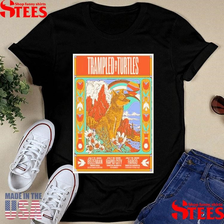 Trampled By Turtles Bozeman July 17 2025 T-Shirts