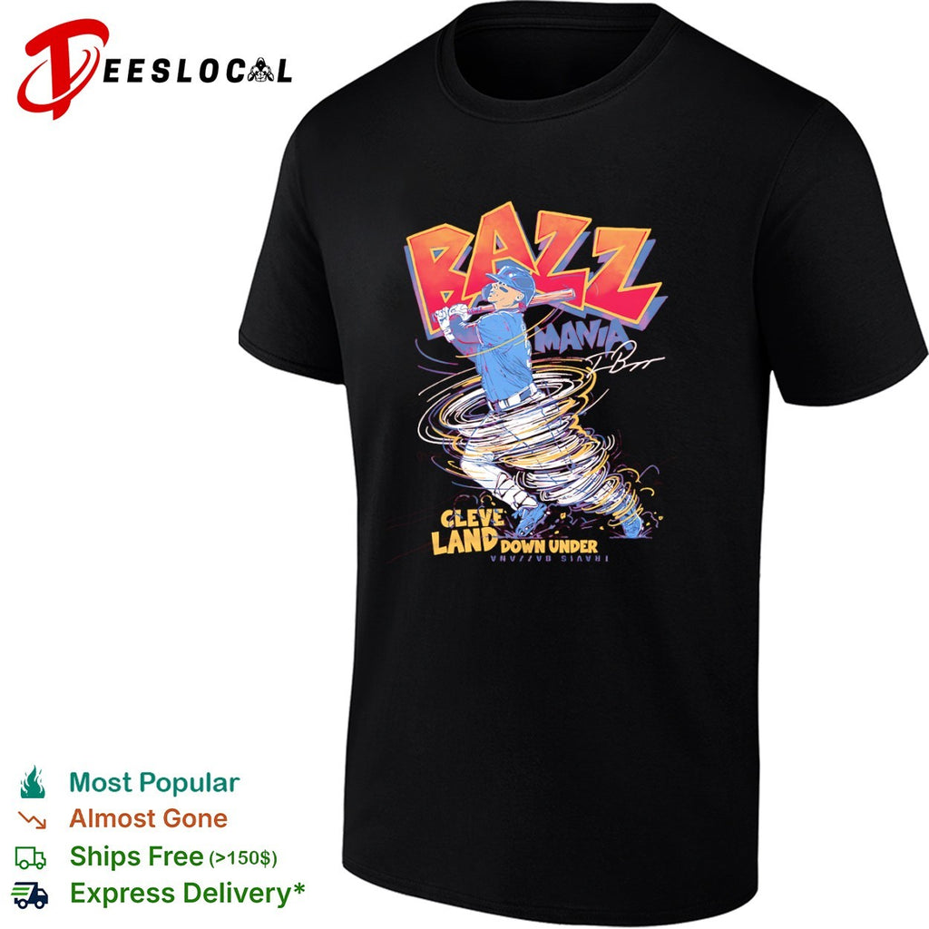 Travis Bazzana Cleveland Guardians MLB Bazz Mania Down Under shirt