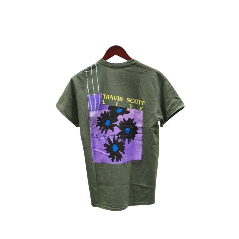 Travis Scott Astroworld Live In Europe Green Tee (93665-351) Men's Size S-XXL Hoodie, Sweatshirt | CiraTrend.com
