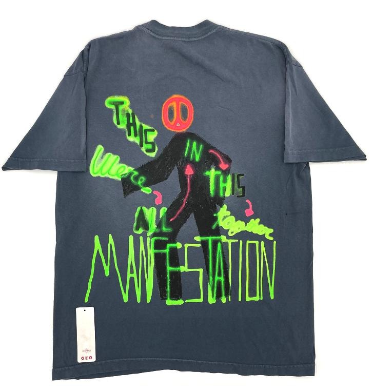 Travis Scott Astroworld Manifestation Grey Tee (93665-357) Men's Size S-XXL Hoodie, Sweatshirt | CiraTrend.com