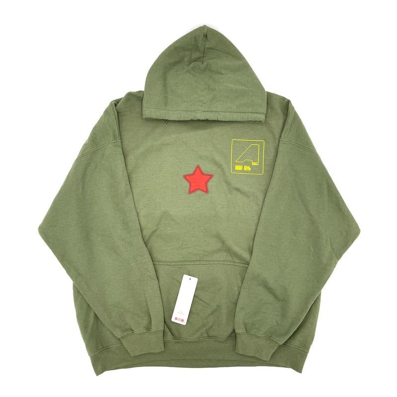 Travis Scott Astroworld Shattered Face Olive Hoodie 93665-569 Men's Size XL-XXL T-Shirts, Sweatshirt | CiraTrend.com