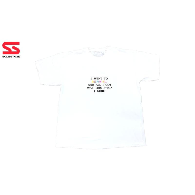 Travis Scott I Went To Astroworld Tee White (93665-118) Men's Size S-2XL Hoodie, Sweatshirt | CiraTrend.com