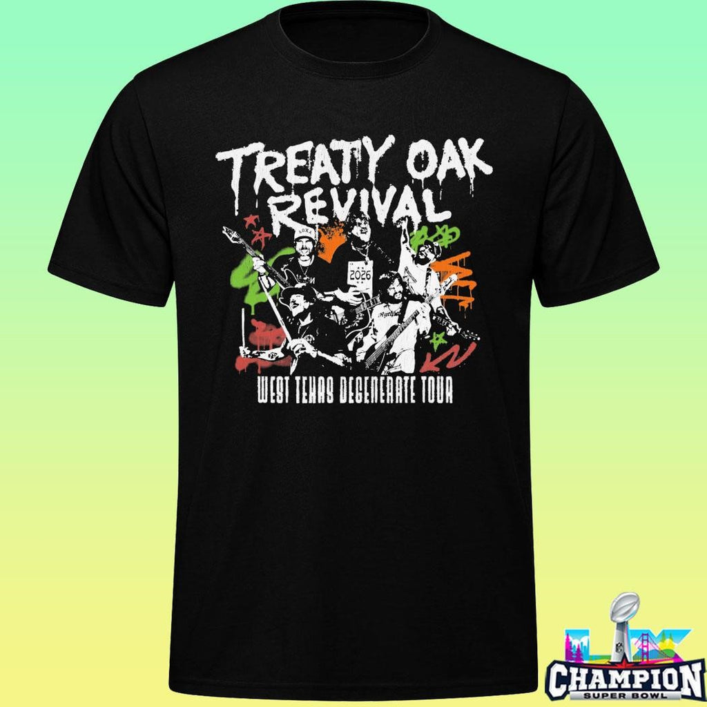 Treaty Oak Revival 2026 Tour April May Shirt