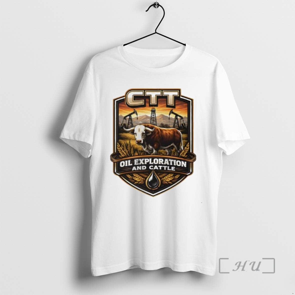Trending Ctt Oil Exploration And Cattle Retro Funny T-Shirts, Hoodie, Sweatshirt | CiraTrend.com