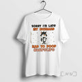 Trending Cat Sorry Im Late My Husband Had To Poop Wifelife Premium T Shirts Sweater Hoodie, Sweatshirt | CiraTrend.com