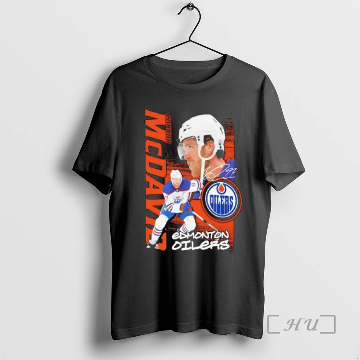 Trending Edmonton Oilers Connor Mcdavid Outerstuff Black Playmaker Signature T-Shirts, Hoodie, Sweatshirt | CiraTrend.com