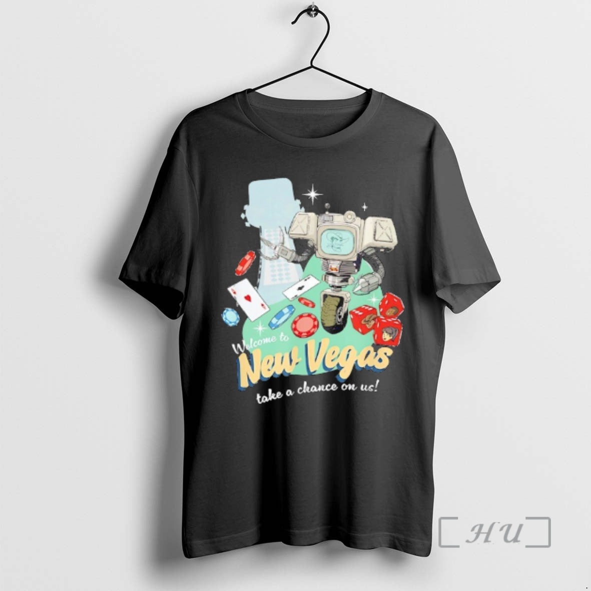 Trending Fallout Welcome To New Vegas Lucky 38 Take A Chance On Us Premium T-Shirts, Hoodie, Sweatshirt | CiraTrend.com