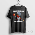 Trending Frank Thomas Chicago White Sox 35 Baseball Player Caricature Big Head Hitting Ball The T-Shirts, Hoodie, Sweatshirt