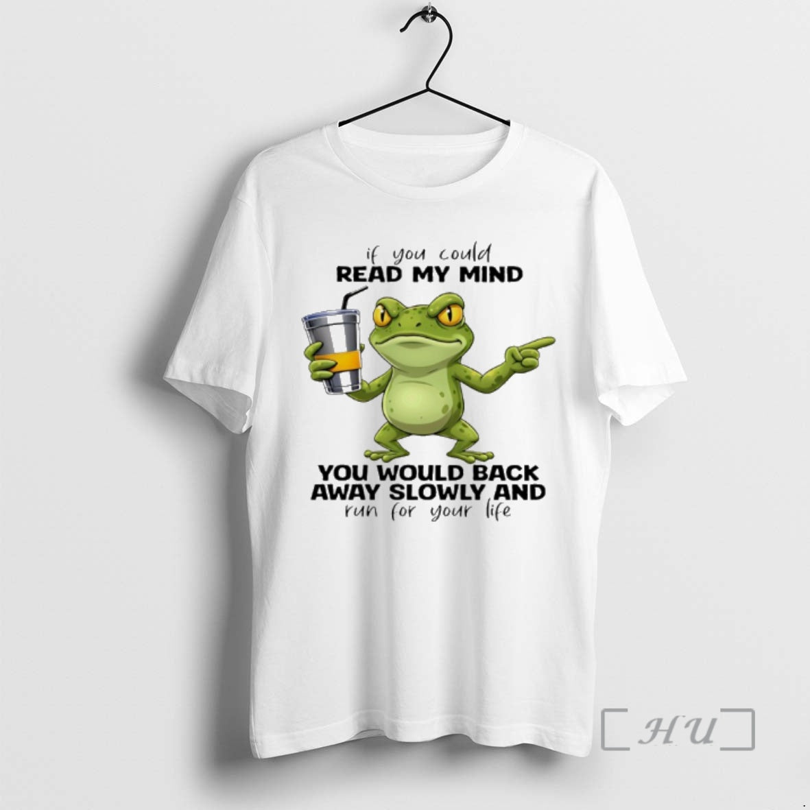 Trending Frog If You Could Read My Mind You Would Back Away Slowly And Run T-Shirts, Hoodie, Sweatshirt | CiraTrend.com