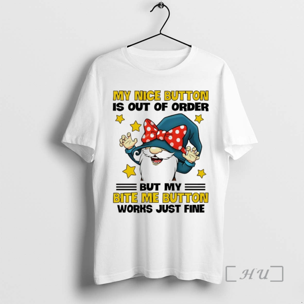 Trending Gnome My Nice Button Is Out Of Order But My Bite My Button Works T-Shirts, Hoodie, Sweatshirt | CiraTrend.com