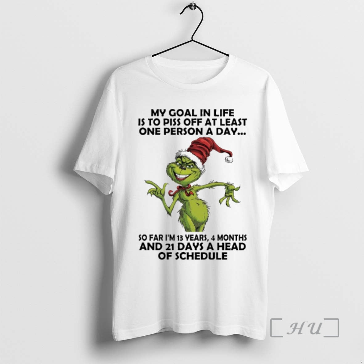 Trending Grinch Santa My Goal In Life Is To Piss Off At Least One Person T-Shirts, Hoodie, Sweatshirt | CiraTrend.com