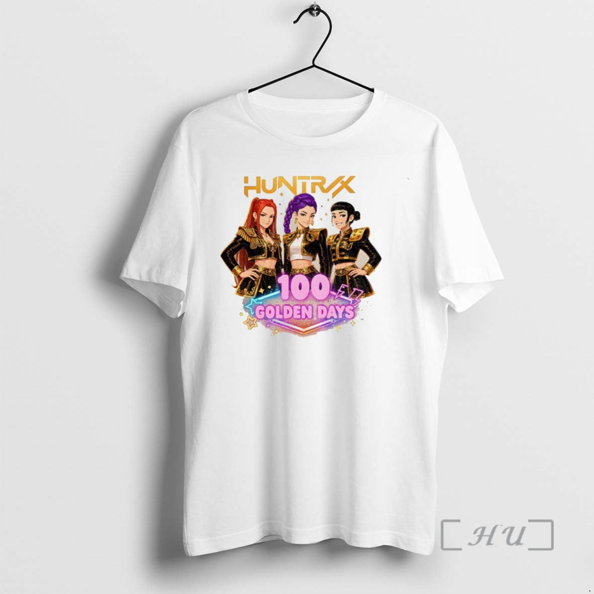 Trending Huntrix Kpop Demon Hunter Mira Zoey Rumi 100 Golden Days Premium T Shirts Sweater Hoodie, Sweatshirt | CiraTrend.com