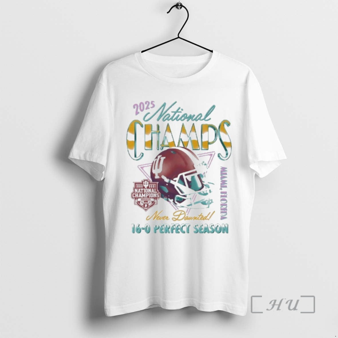 Trending Iu Football National Champions Vice Never Daunted 16 0 T-Shirts, Hoodie, Sweatshirt | CiraTrend.com