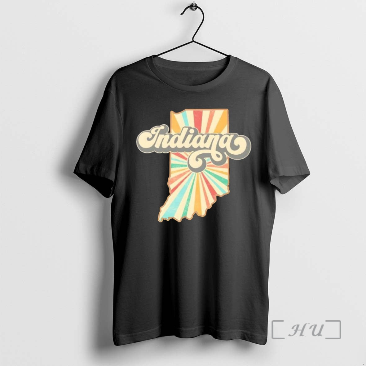 Trending Indiana State Retro Vintage Map T-Shirts, Hoodie, Sweatshirt | CiraTrend.com