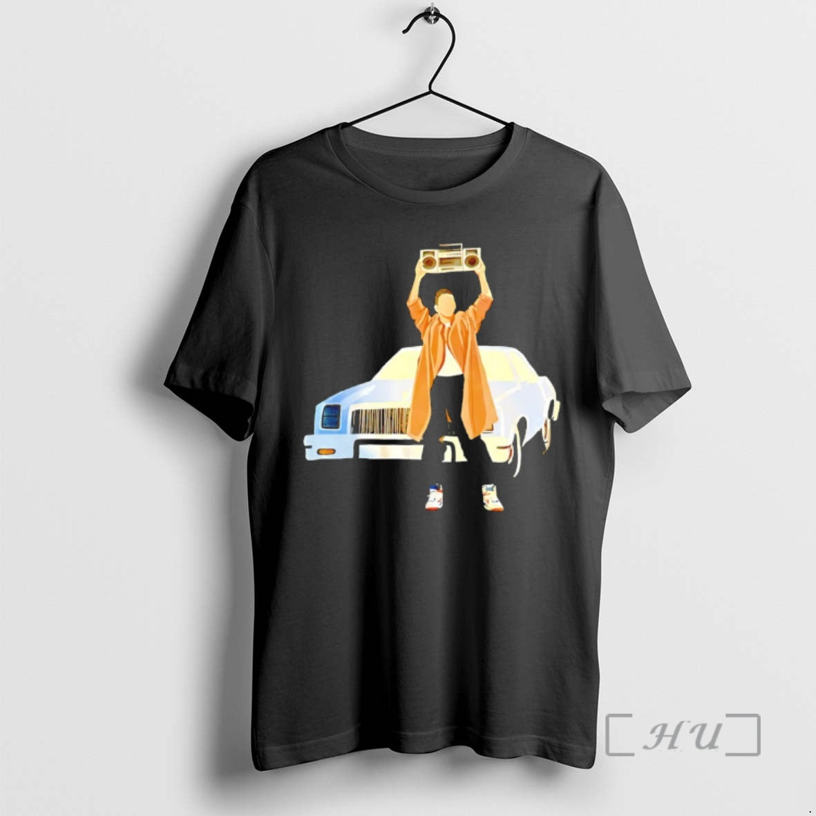 Trending John Cusack Say Anything Boombox Scene Art T-Shirts, Hoodie, Sweatshirt | CiraTrend.com