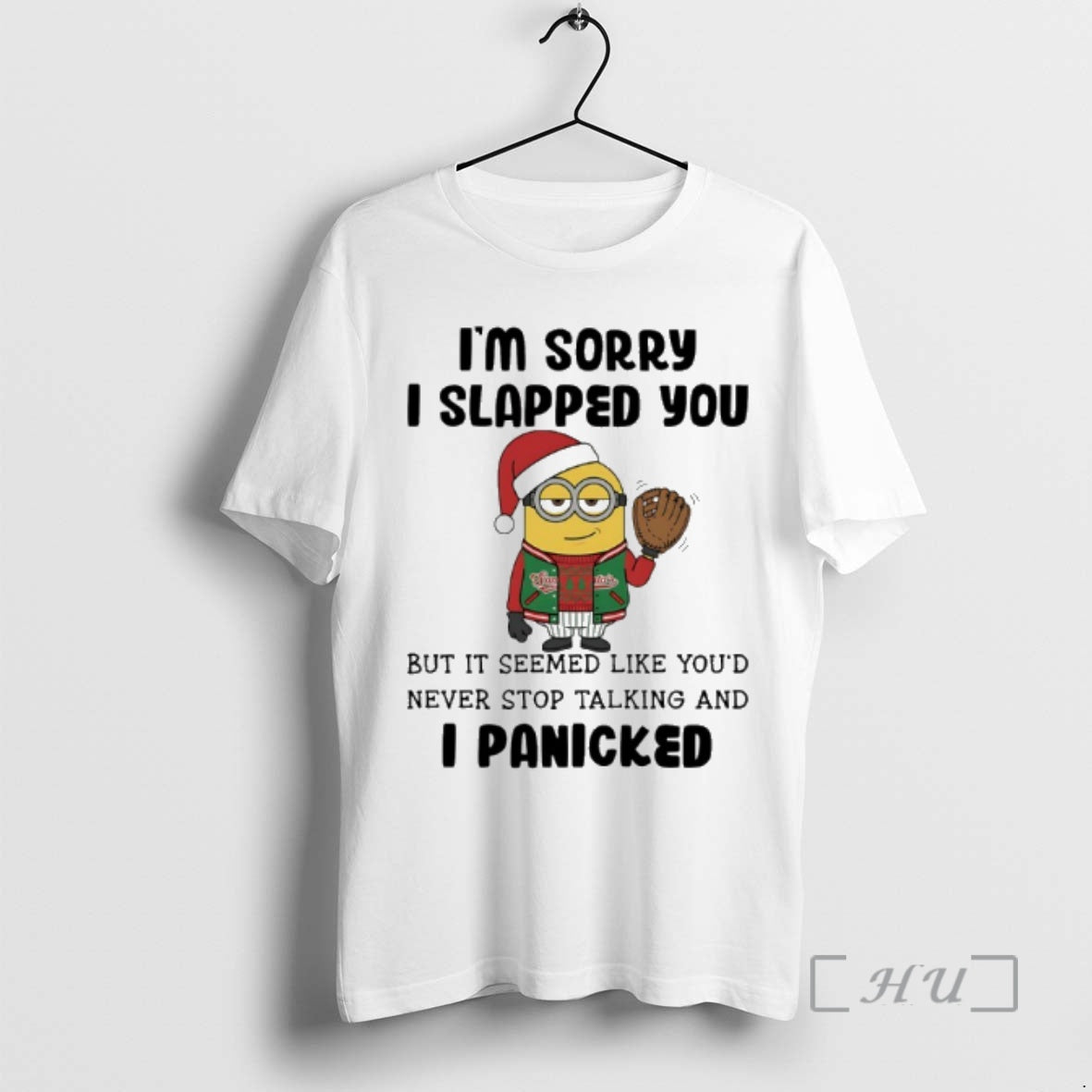 Trending Minion Santa Im Sorry I Slapped You But It Seemed Like Youd Never Stop T-Shirts, Hoodie, Sweatshirt | CiraTrend.com