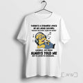 Trending Minions Theres A Strange Voice In My Head Saying Vacuum The Floor Clean The T-Shirts, Hoodie, Sweatshirt