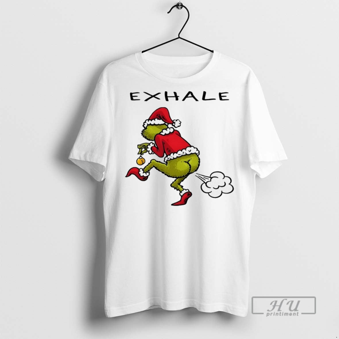 Trending Officials Grinch Exhale Christmas Christmas T Shirt