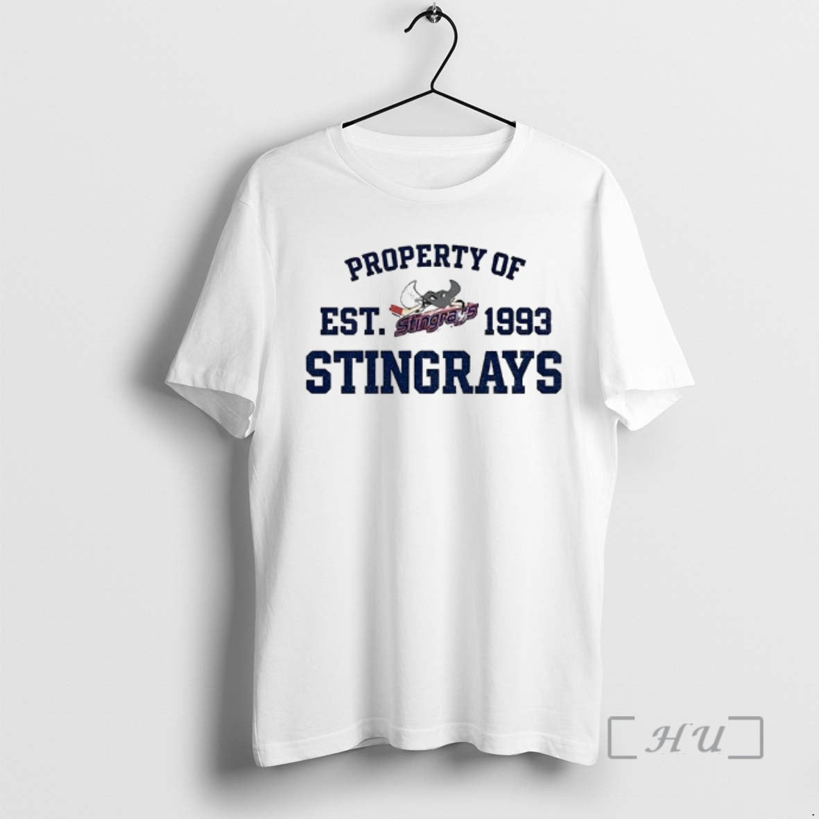 Trending Property Of Stingrays Est 1993 Logo Vintage T-Shirts, Hoodie, Sweatshirt | CiraTrend.com