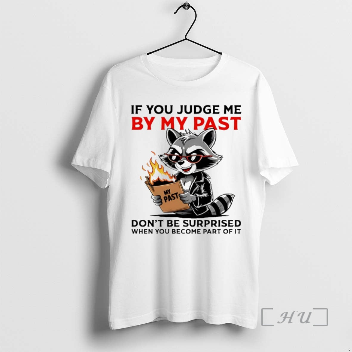 Trending Raccoon If You Judge Me By My Past Dont Be Surprised When You Become T-Shirts, Hoodie, Sweatshirt | CiraTrend.com