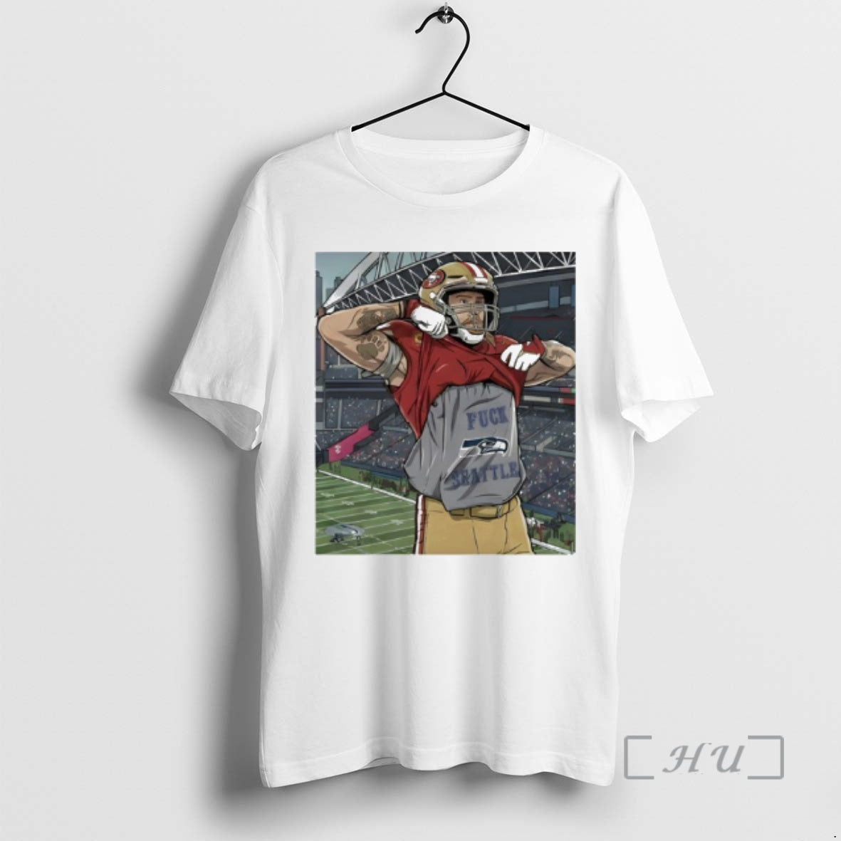 Trending Sf 49ers George Kittle Fuck Seattle T-Shirts, Hoodie, Sweatshirt | CiraTrend.com