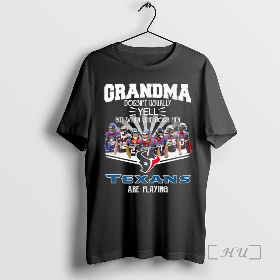 Trending Stroud And Players Grandma Doesnt Usually Yell But When She Does Her Houston Texans T-Shirts, Hoodie, Sweatshirt