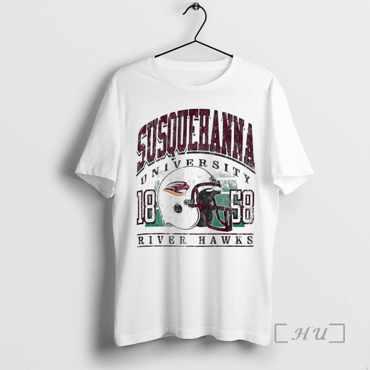 Trending Susquehanna University River Hawks Helmet Est 1858 T-Shirts, Hoodie, Sweatshirt | CiraTrend.com
