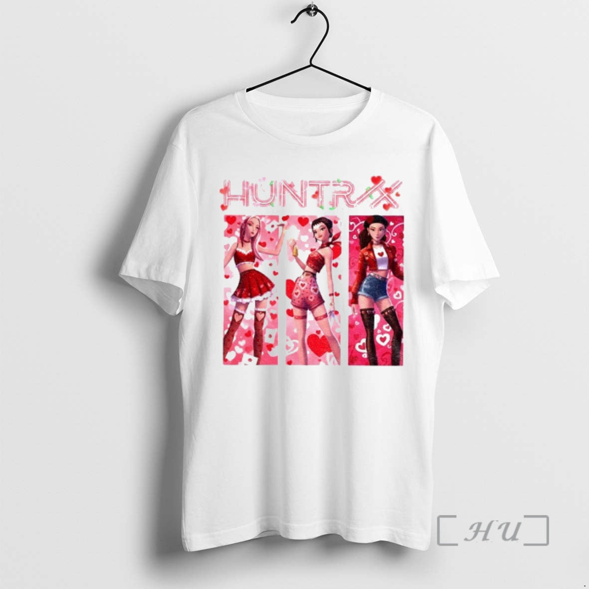 Trending Valentine Demon Hunters Huntrix Kpop Anime Girl T-Shirts, Hoodie, Sweatshirt | CiraTrend.com
