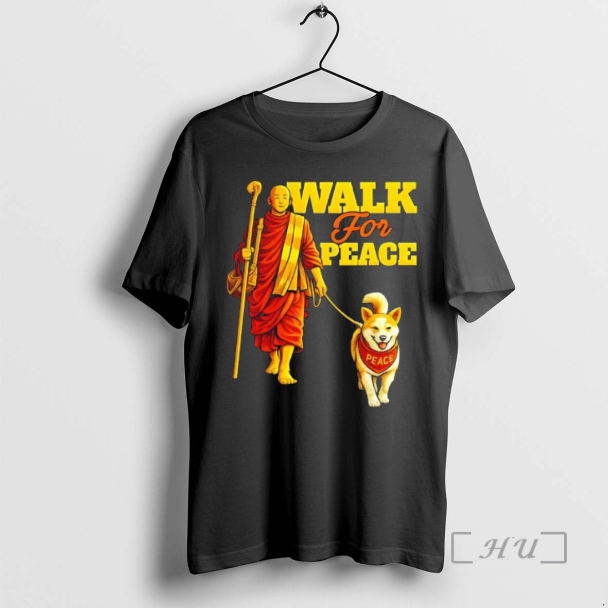 Trending Walk For Peace Walking Monks And Aloka Dog T-Shirts, Hoodie, Sweatshirt | CiraTrend.com