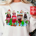 Trendy Christmas Shirt for Men and Women: G.r.i.n.c.h Era Sweatshirt with Dr Pepper Design