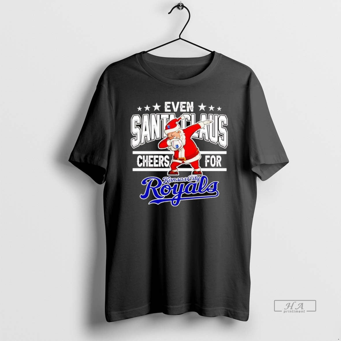 Trendy Even Santa Claus Cheers For Kansas City Royals