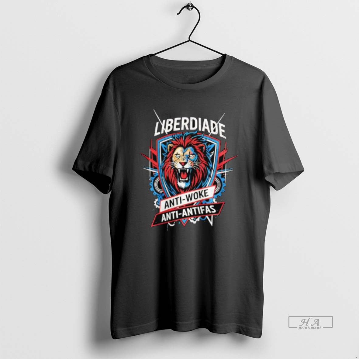 Trendy Lion Liberdiage Anti Woke Anti Antifas