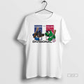 Trendy Los Angeles Dodgers Vs Philadelphia Phillies 2025 Mlb National League Divisional Round Mascots Tee