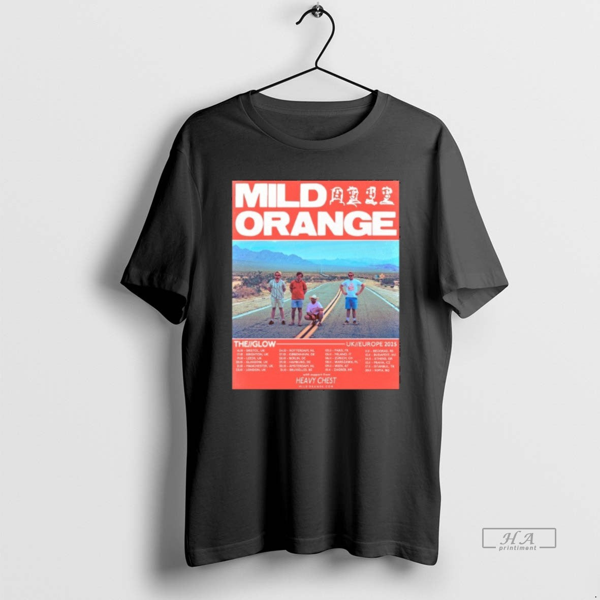 Trendy Mild Orange The Glow Uk Europe 2025 Tour Dates