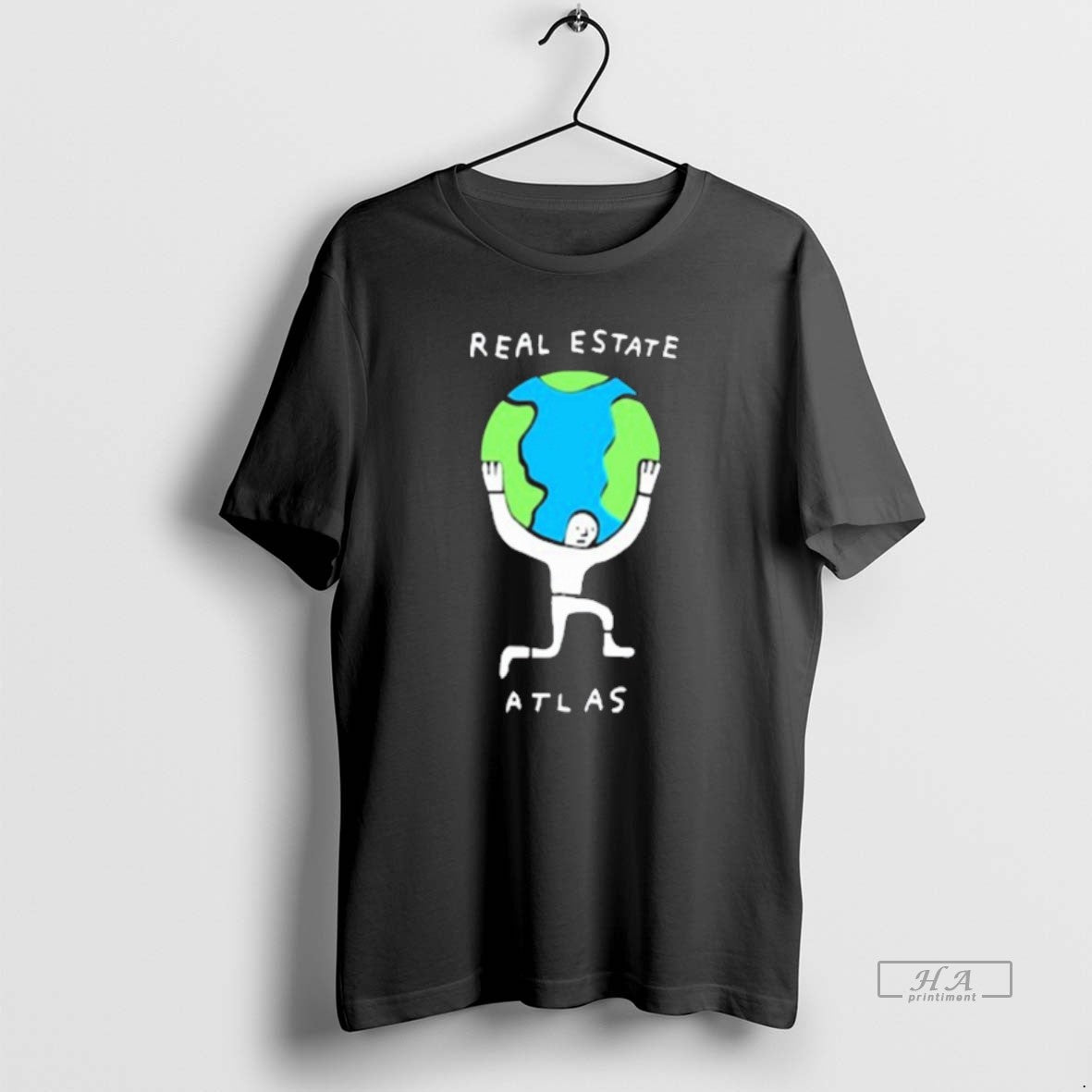 Trendy New Real Estate Atlas Planet Earth Graphic