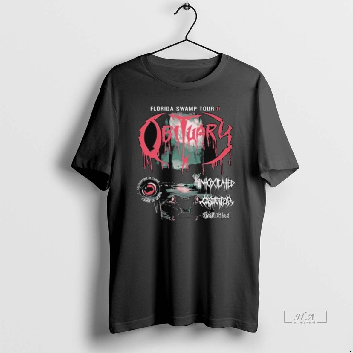 Trendy Obituary Florida Swamp Tour Ii 2025 Long Sleve