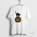Trendy Pumpkin Cat Halloween 2025