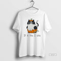 Trendy Pumpkin Cat If It Fits I Sits Halloween