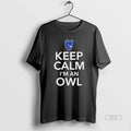 Trendy Southern Connecticut State University Owls Keep Calm