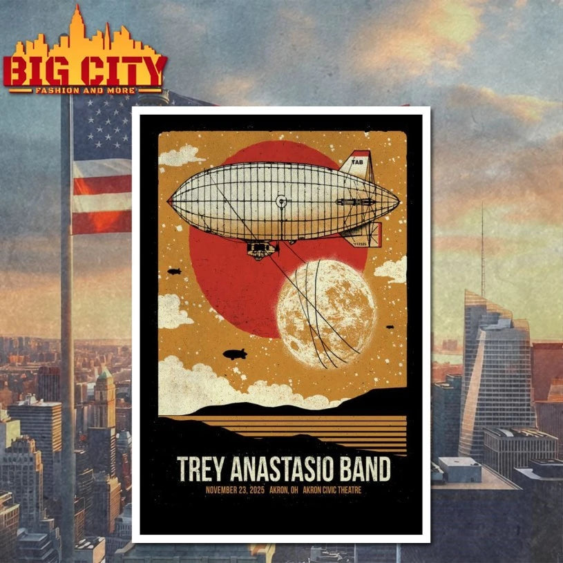 Trey Anastasio Band In Akron OH On Nov 23 2025 Poster shirt