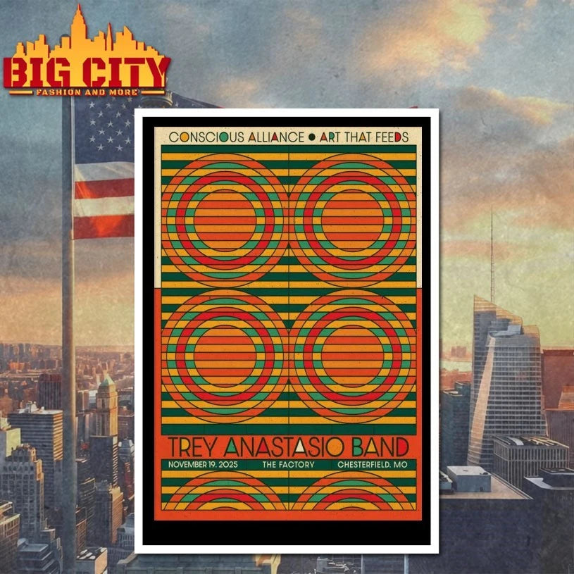 Trey Anastasio Band In Chesterfield MO On Nov 19 2025 Poster shirt