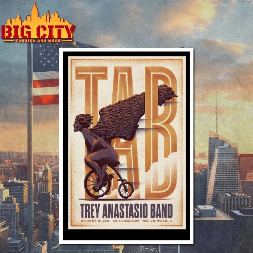 Trey Anastasio Band Nov 18 2025 In West Des Moines IA Poster shirt