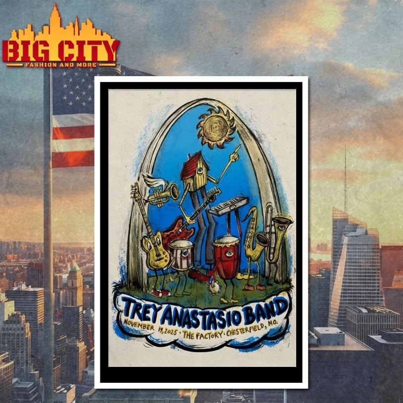 Trey Anastasio Band The Factory Chesterfield MO Nov 19 2025 Poster shirt