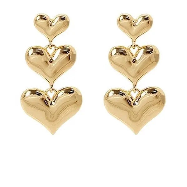 Trio Puff Heart Earrings T-Shirts, Hoodie, Sweatshirt | CiraTrend.com