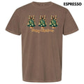 Triple Cheetah Bow Christmas Trees Comfort Colors T-Shirt 'NLB' Hoodie, Sweatshirt | CiraTrend.com