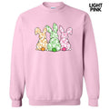 Triple Colorful Floral Bunnies Sweatshirt 'NLB' T-Shirts, Hoodie | CiraTrend.com
